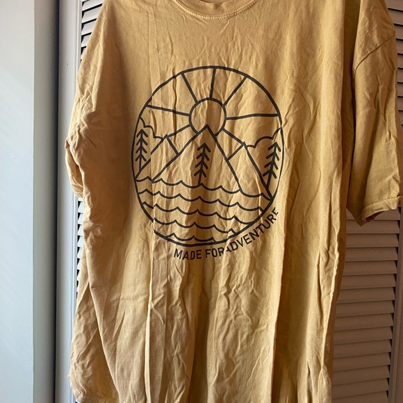 Comfort Colors Adventure Tee - Yellow, Gray, Purple - Picture 2 of 4